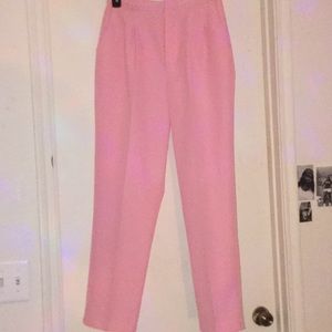 Pink Women Suit Pants